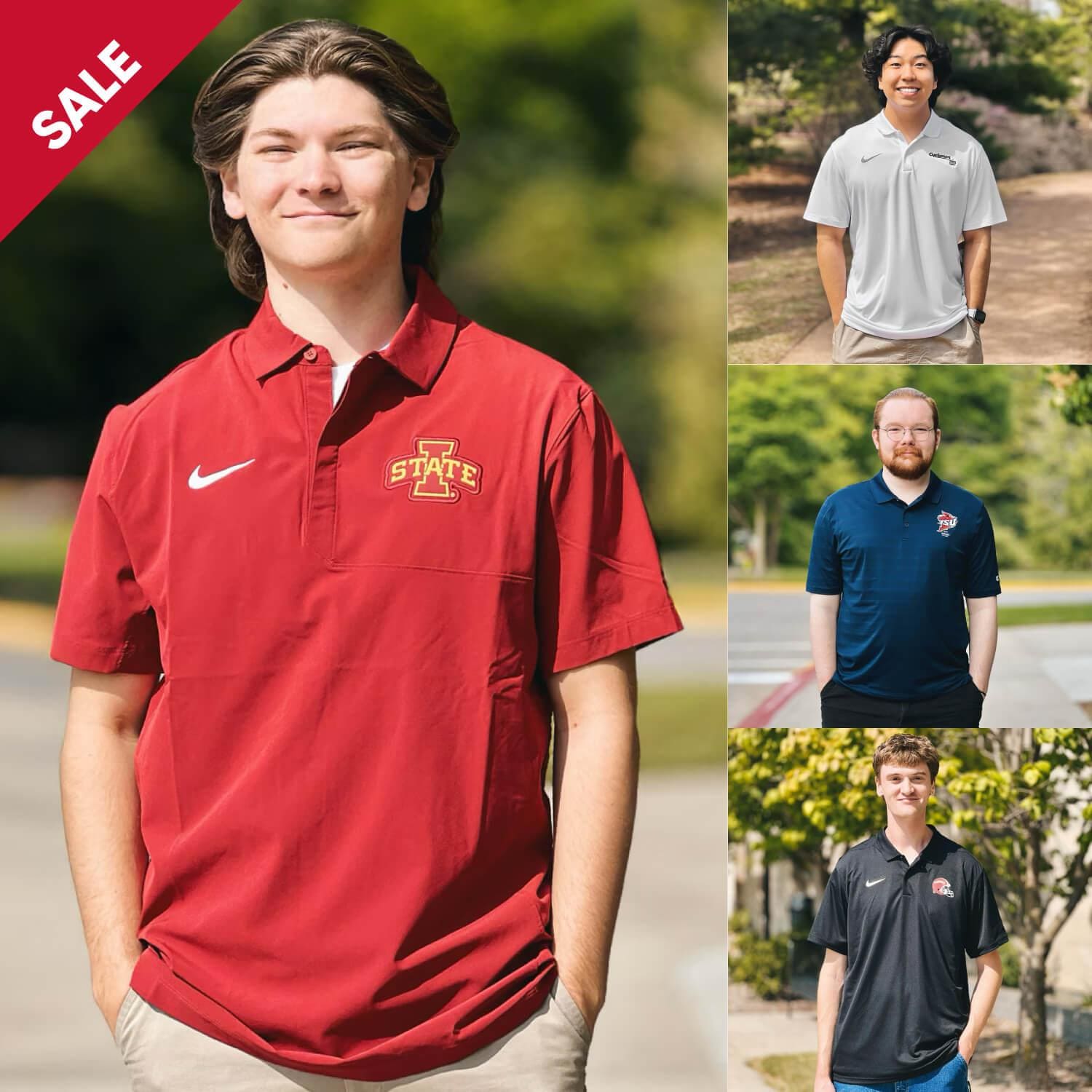 SALE: $10 OFF Iowa State Polos and Shirts